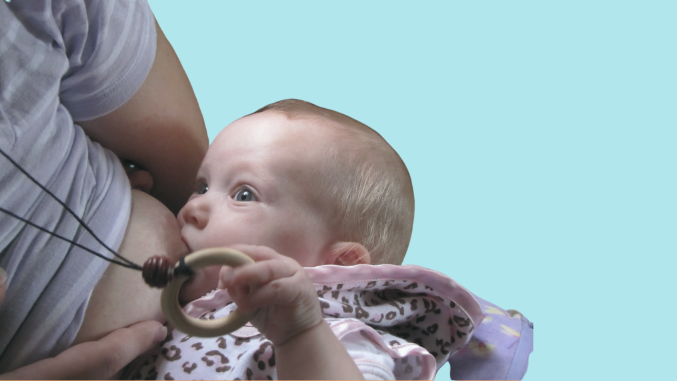 Baby behavior while deals breastfeeding