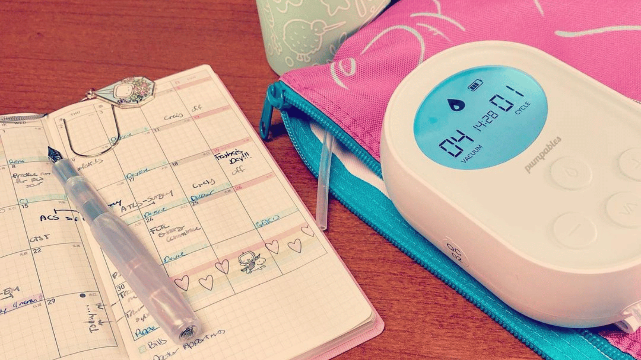 Pumping best sale at work